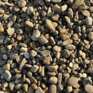 Галька річкова коричнева/жовто-коричнева 10-20 мм, Україна