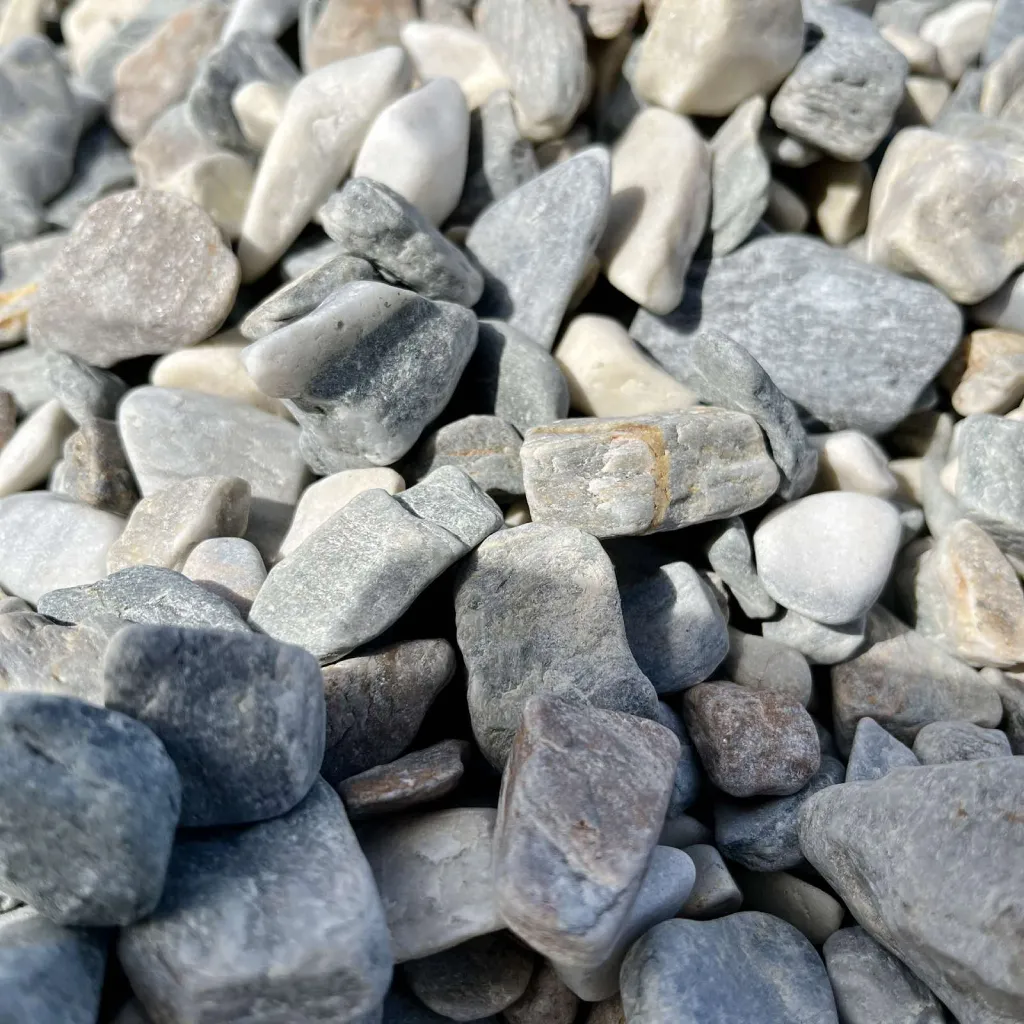 Мармурова галька  сіро-зелена 10-30 мм з Венгрії - Зображення 2