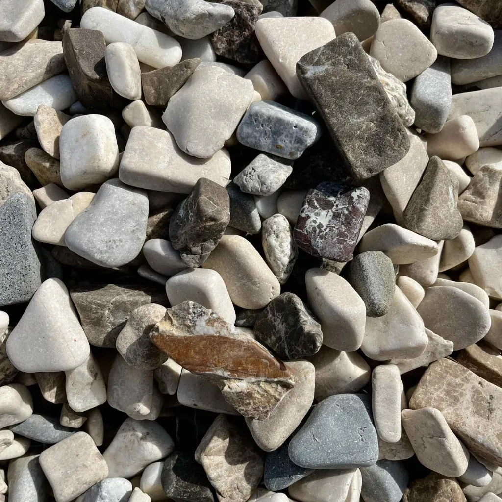 Мармурова Галька різнокольорова  10-20 мм з Італії - Зображення 2