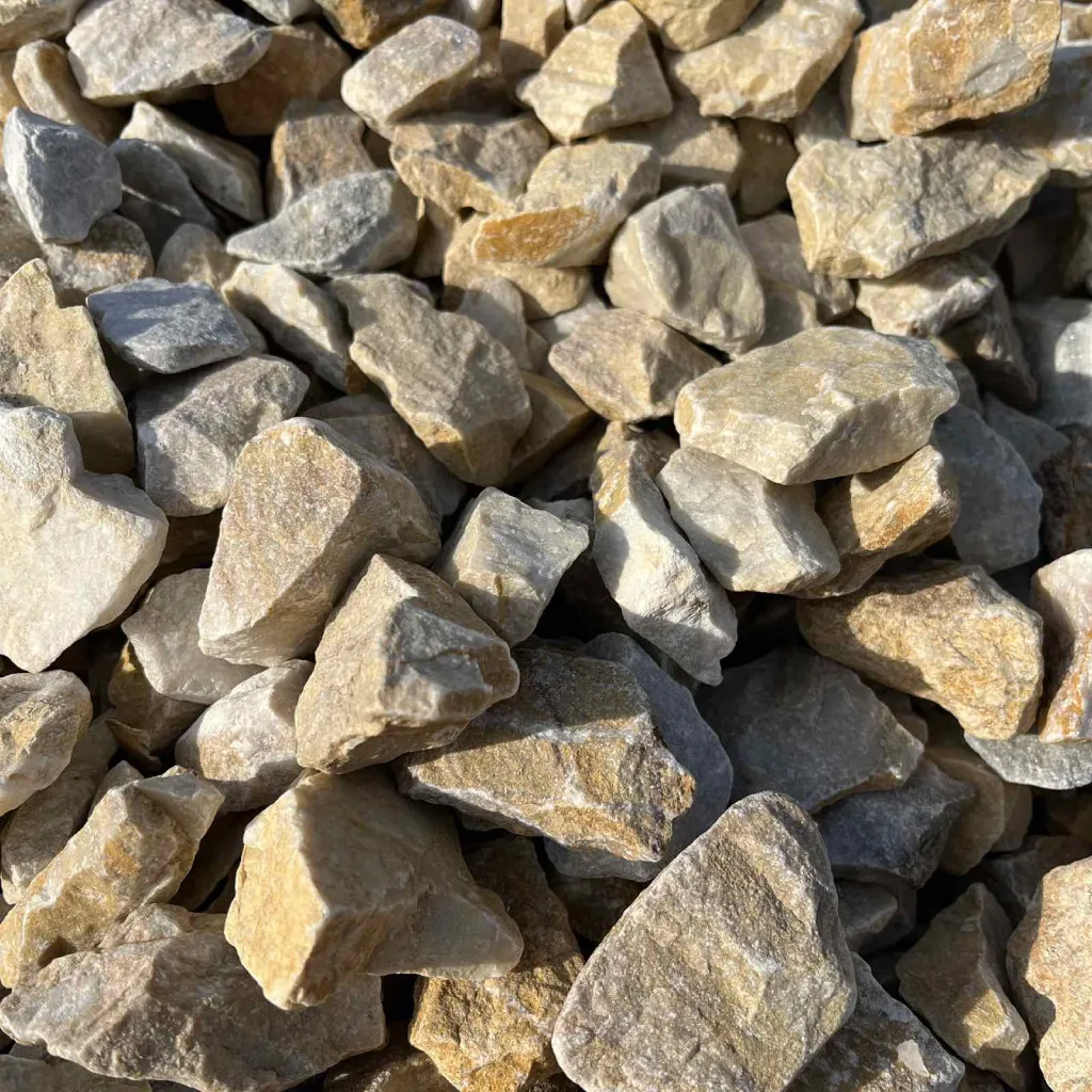 Мармурова крихта/крошка бежева/кремова 20-40 мм, Україна