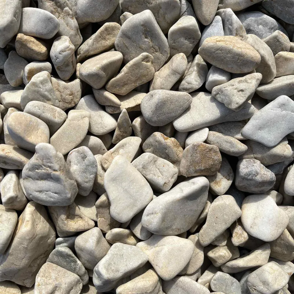 Галька мармурова бежева / світло-кремова 10-20 мм з України