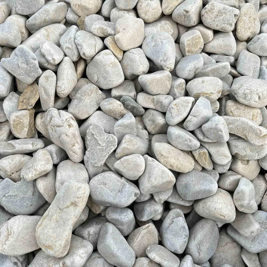 Галька мармурова бежево-сіра/пісочна 20-40 мм, Закарпатська, Україна