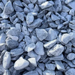 Мармурова галька сіро-блакитна 10-30 мм з Греції