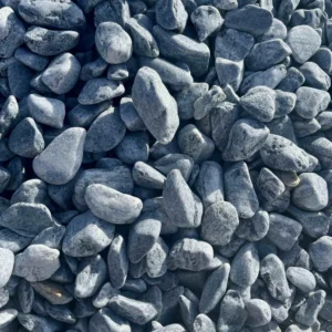 Мармурова галька сіро-блакитна 30-60 мм з Греції