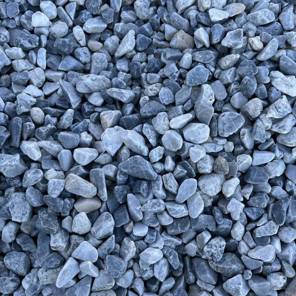 Галька мармурова сіро-блакитна/сіра 5-10 мм, Україна