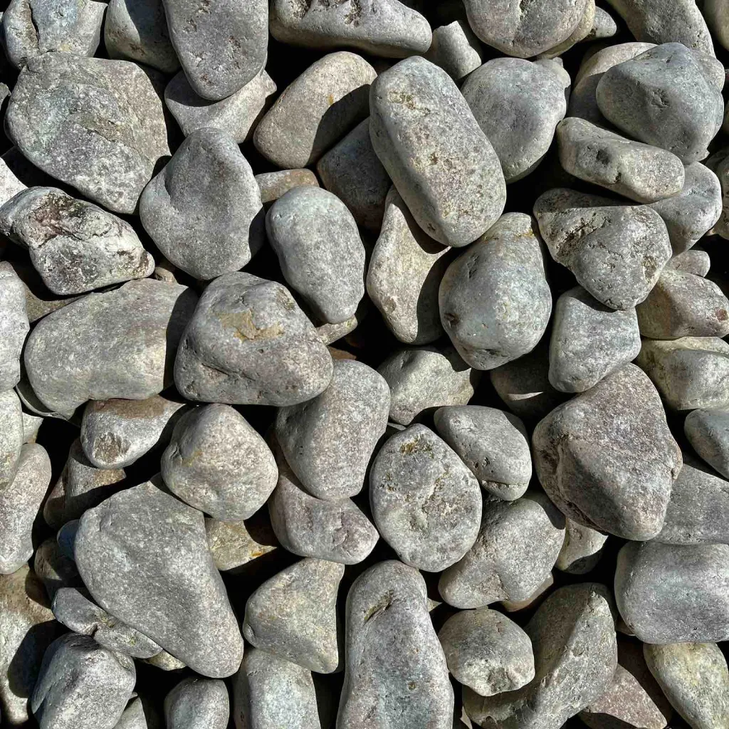 Галька мармурова рожева / пудра, 30-60 мм, Україна