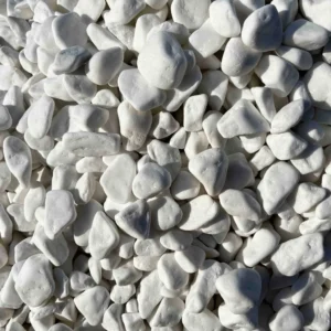 Мармурова галька біла 10-30 мм з Греції