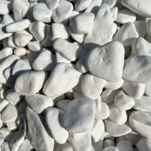 Мармурова галька біла 30-60 мм з Греції
