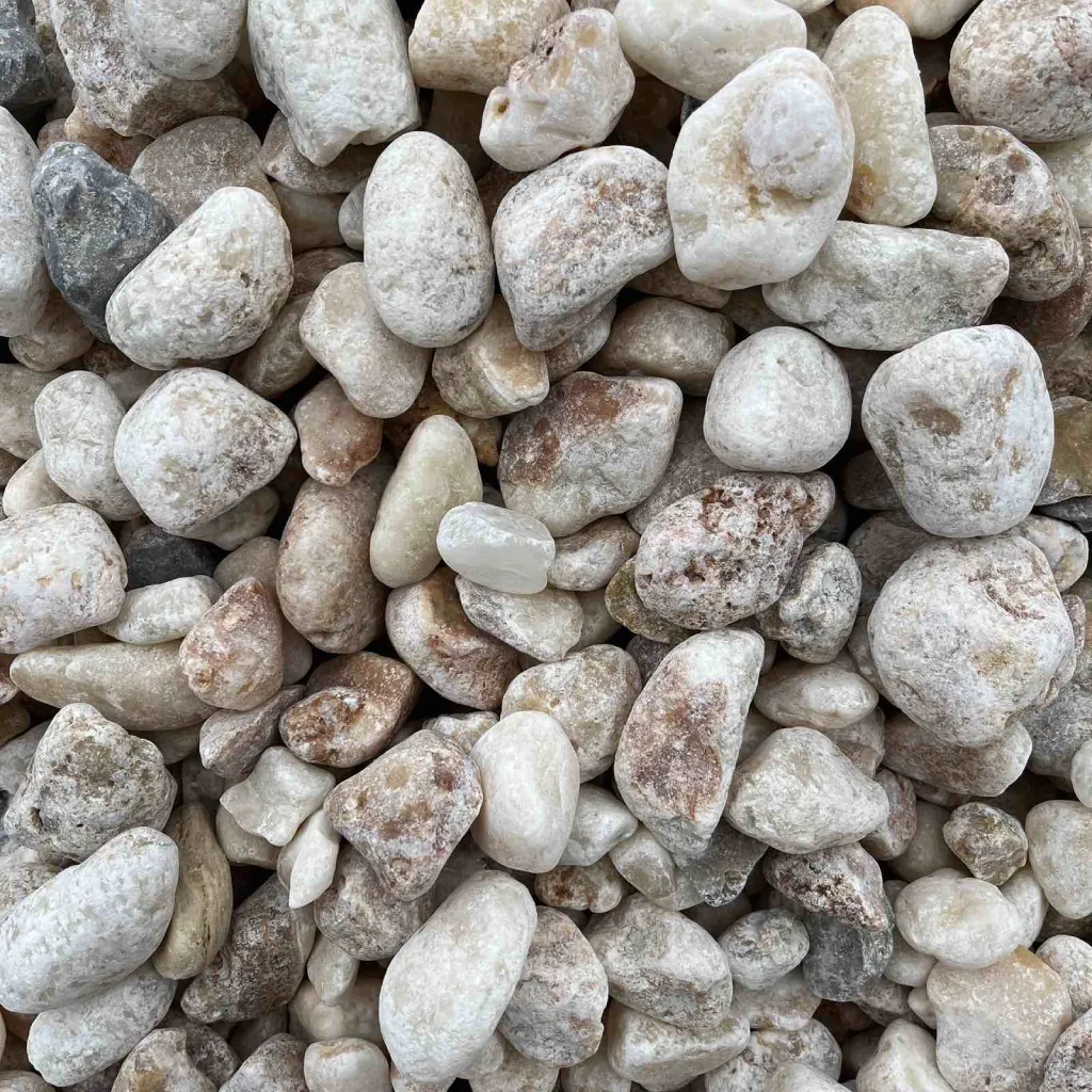 Галька «Онікс» біло-жовта 20-40 мм, онікс, Туреччина