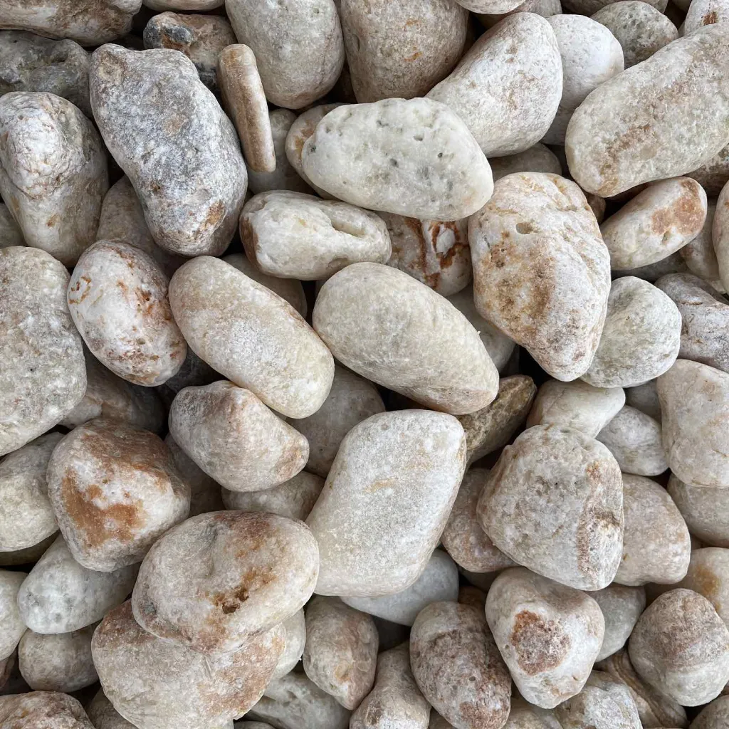 Галька «Онікс» біло-жовта 30-60 мм, онікс, Туреччина