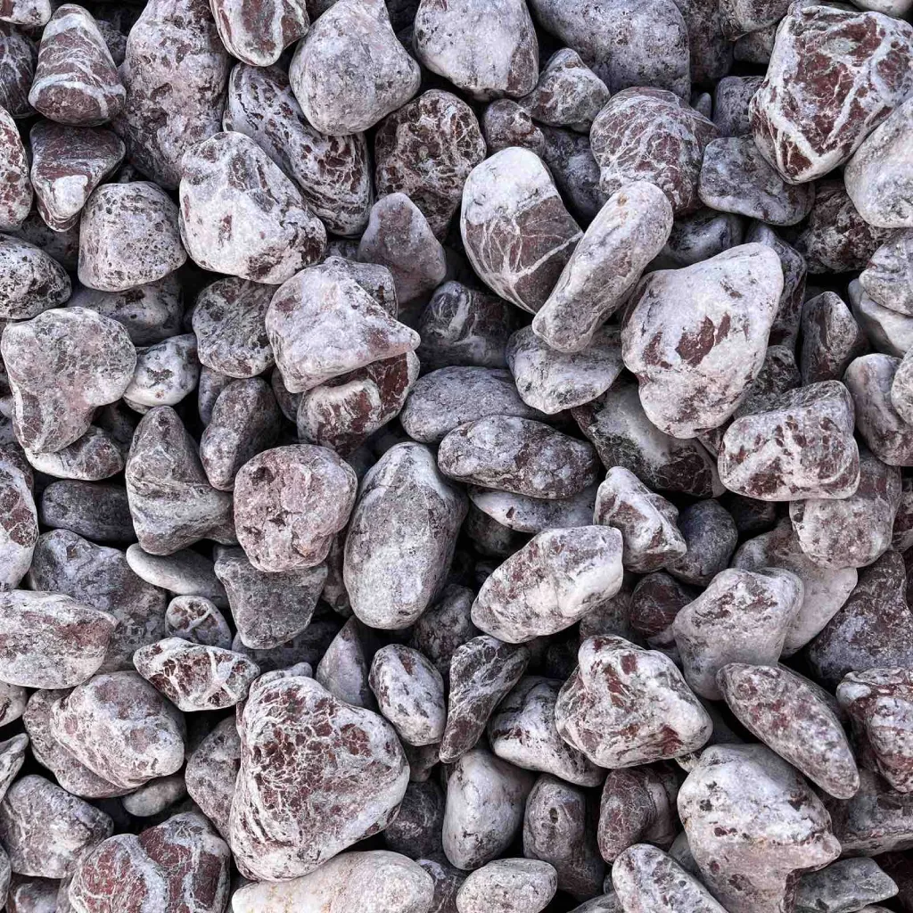 Мармурова галька червона / "Черрі" 60-100 мм з Греції