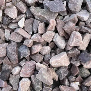 Крошка / крихта кварцитова червона / малинова 10-20 мм, Україна