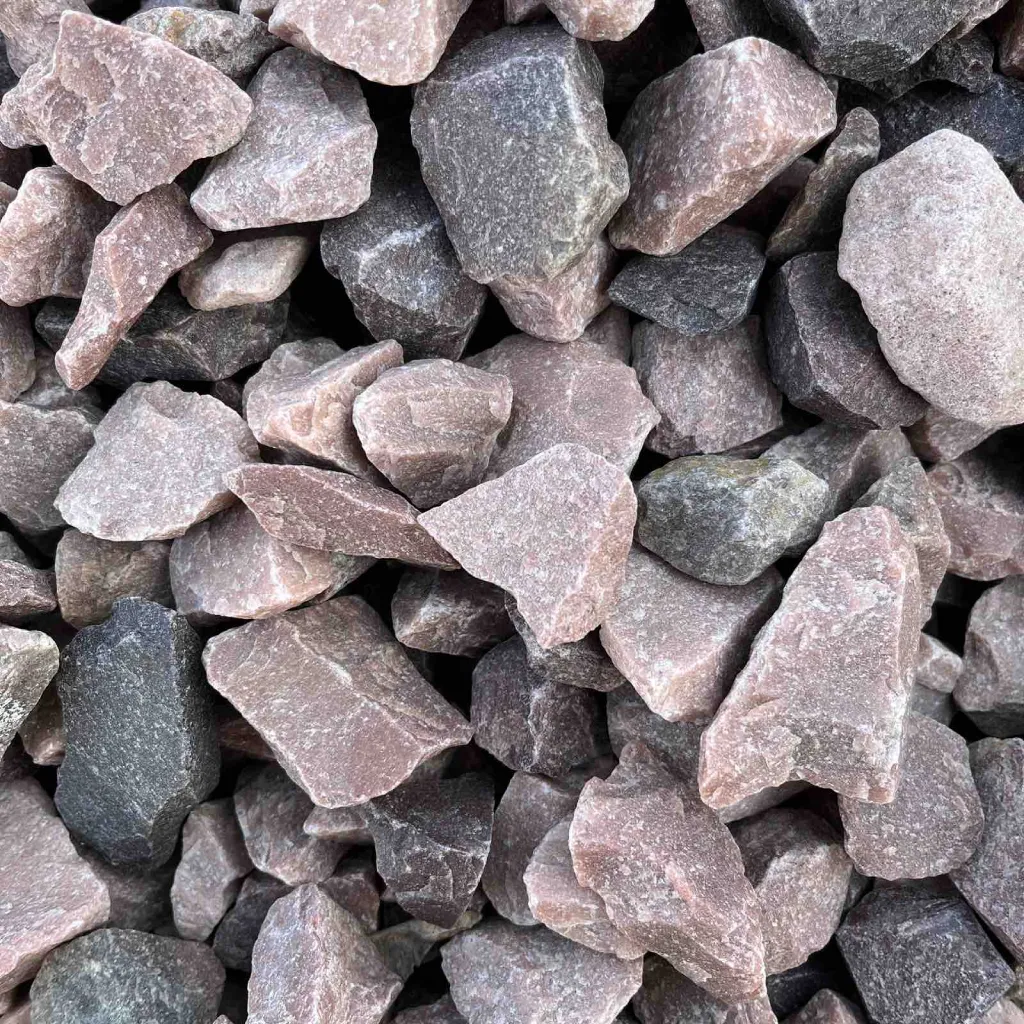 Крошка / крихта кварцитова червона / малинова 20-40 мм, Україна