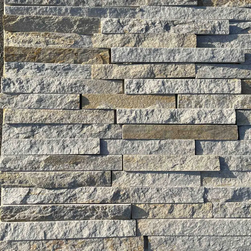 Сланець Тремоліт світло- сірий «соломка» , плитка, Україна - Зображення 2