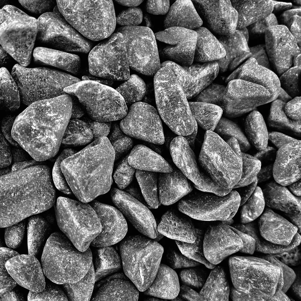 Галька базальтова  чорна/графіт 30-60 мм