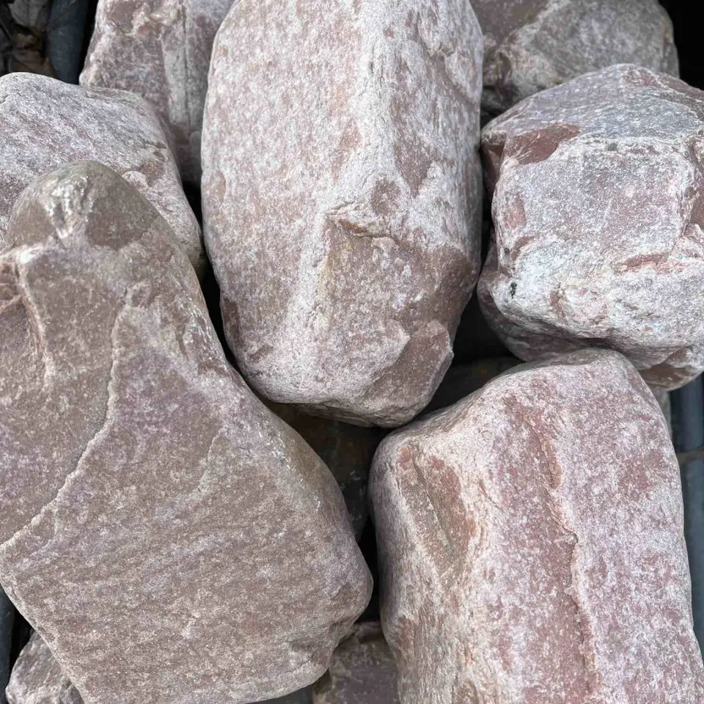 Кварцит рожевий/малиновий 30-60 мм Україна