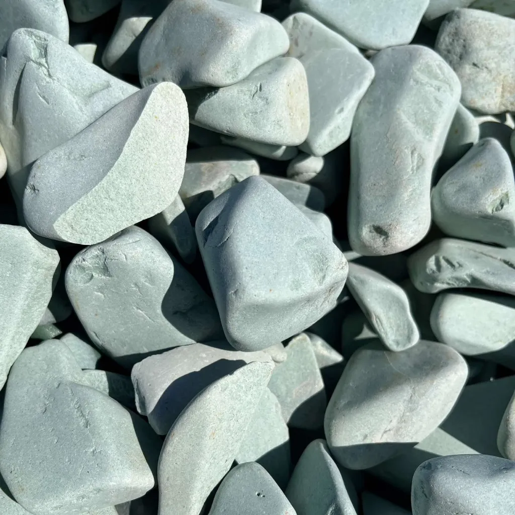 Цеоліт світло-зелений катаний, 30-60 мм, галька, Україна - Зображення 3