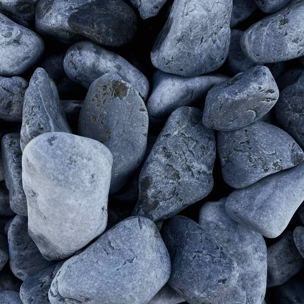 Галька мармурова сіро-біла 30-60 мм, Україна